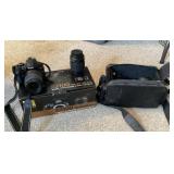 Nikon D3100 digital camera & lenses with bag