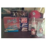 Baseball card sets and Cardinals collectibles