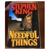 Stephen King "Needful Things" hard cover book