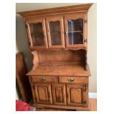 Step back maple hutch