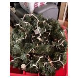 Tote of Christmas wreaths