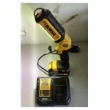 DeWalt 20 V cordless flashlight with charger