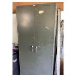 Metal garage cabinet --contents NOT included