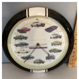 American Muscle cars wall clock with sound effects