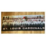 St. Louis Cardinals banner, pins, mug