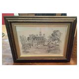 Charles Overby print of Governor