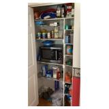 Contents of kitchen pantry
