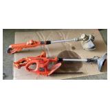 Black & Decker weed ships and hedge trimmer