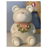 Fitz & Floyd teddy bear cookie jar