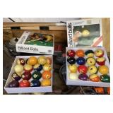 2 boxes of billiard balls