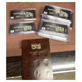 NEW currency slabs and Eisenhower dollar book