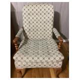 Upholstered amchair