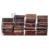 Group of DVDs