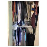 Contents of clothes closet