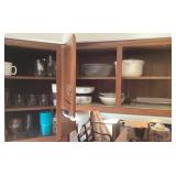 Contents of upper kitchen cabinets