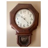 Quartz regulator wall clock 17x25