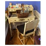 18x30 desk with chair and contents