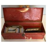 Toolbox with nails