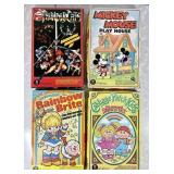4 vintage 1980s sets of Colorforms play sets