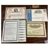 Stock certificates