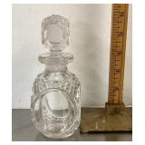 Crystal bottle with stopper