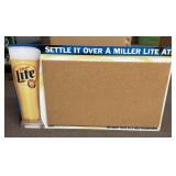 Miller Lite pegboard 20x34