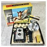 1957 Kodak Brownie Starflex camera outfit
