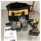 DeWalt cordless drill with bag