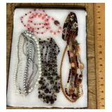 Costume jewelry necklaces