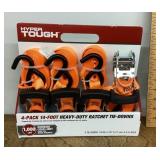 4-pack 14' ratchet tiedowns