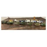 Group of Hot Wheels vehicles