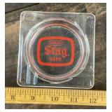Stag glass ashtray