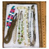 Costume jewelry necklaces