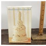 Hand painted porcelain bell
