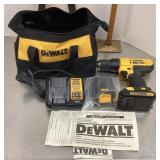 DeWalt cordless drill with bag