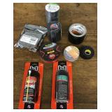 Collection of tape and Deoxit spray