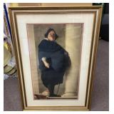 Framed 'Portrait of a Gentleman' print 23x33