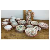 Set of Japanese dishes