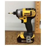 DeWalt 1/4' cordless impact driver