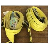 2 industrial ratchet straps