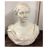 Marshall Wood 1865 solid marble bust