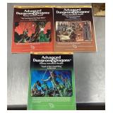 3 Advanced Dungeons & Dragons books