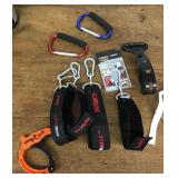 Garage organizer clips & carabiners