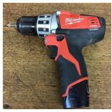 Milwaukee 3/8' cordless drill --no charger