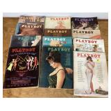 1962 Playboy magazines