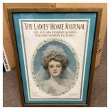 Framed Ladies' Home Journal magazine 14x19