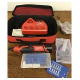 Milwaukee cordless rotary tool with charger