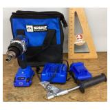 Kobalt cordless drill set