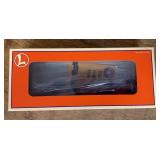 Lionel Santa Fe flatcar w/Navajo tractor & trailer