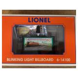 Lionel blinking light billboard 6-14100